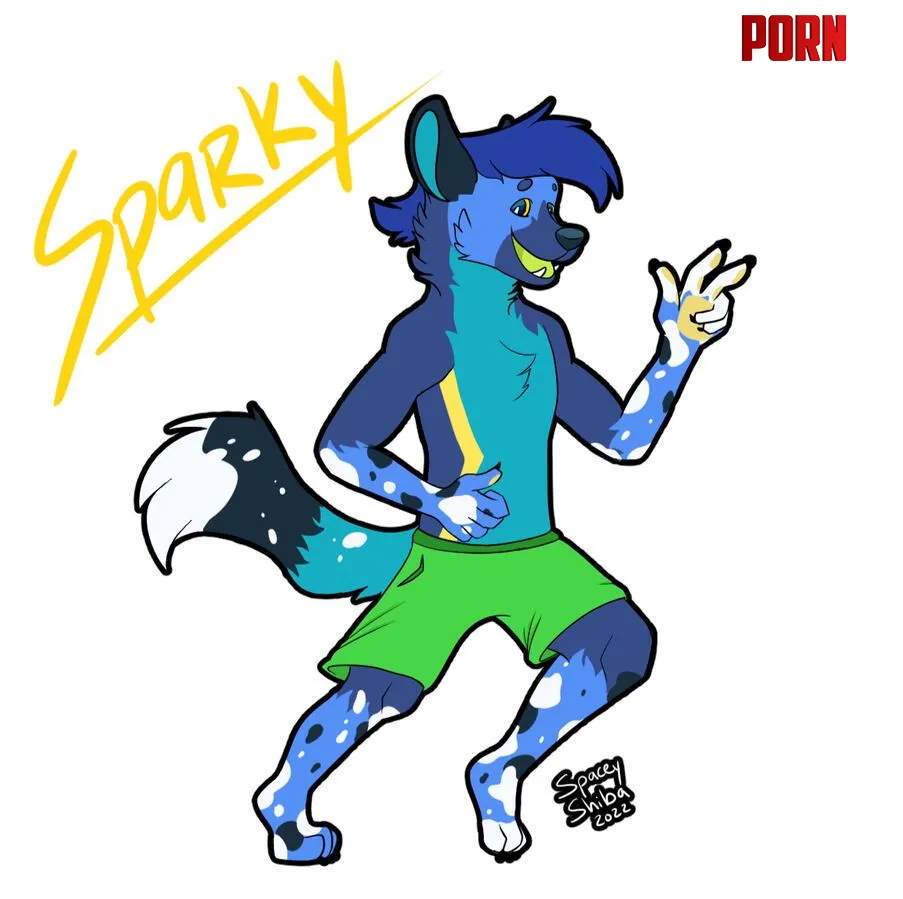 Sparky From last year SpaceyShiba  by Sup_its_Sparky