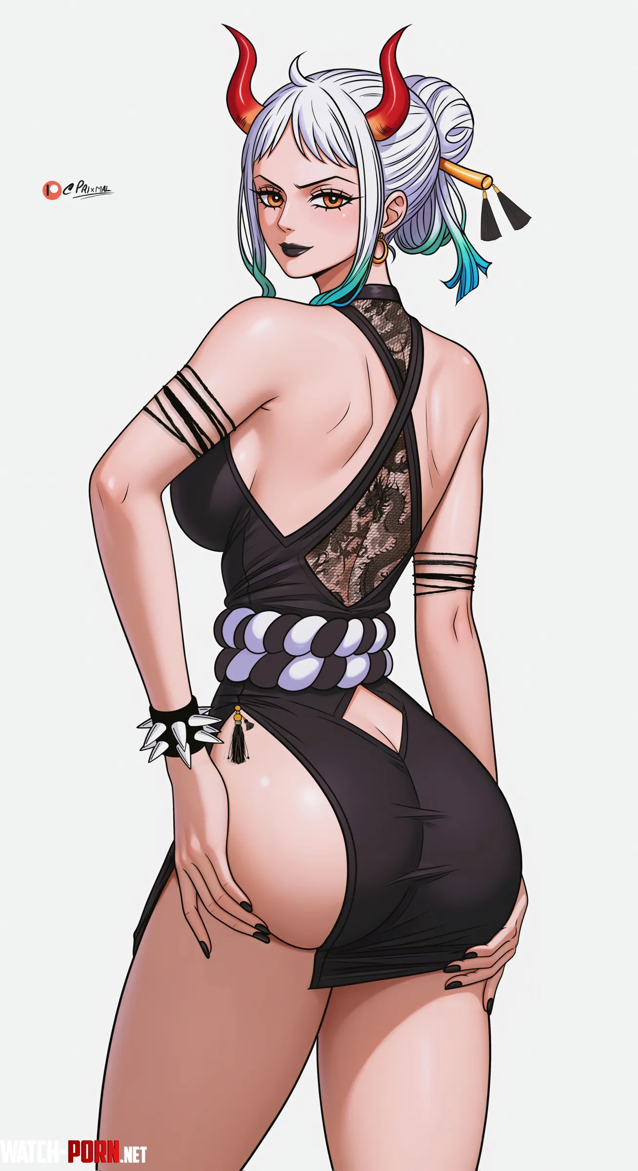 Goth Yamato One Piece by A_MASSIVE_PERVERT