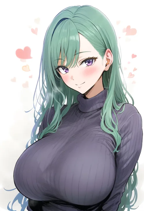 Thumbnail Cozy Up with Sweater Suzuya from Kancolle by CheetahSperm18