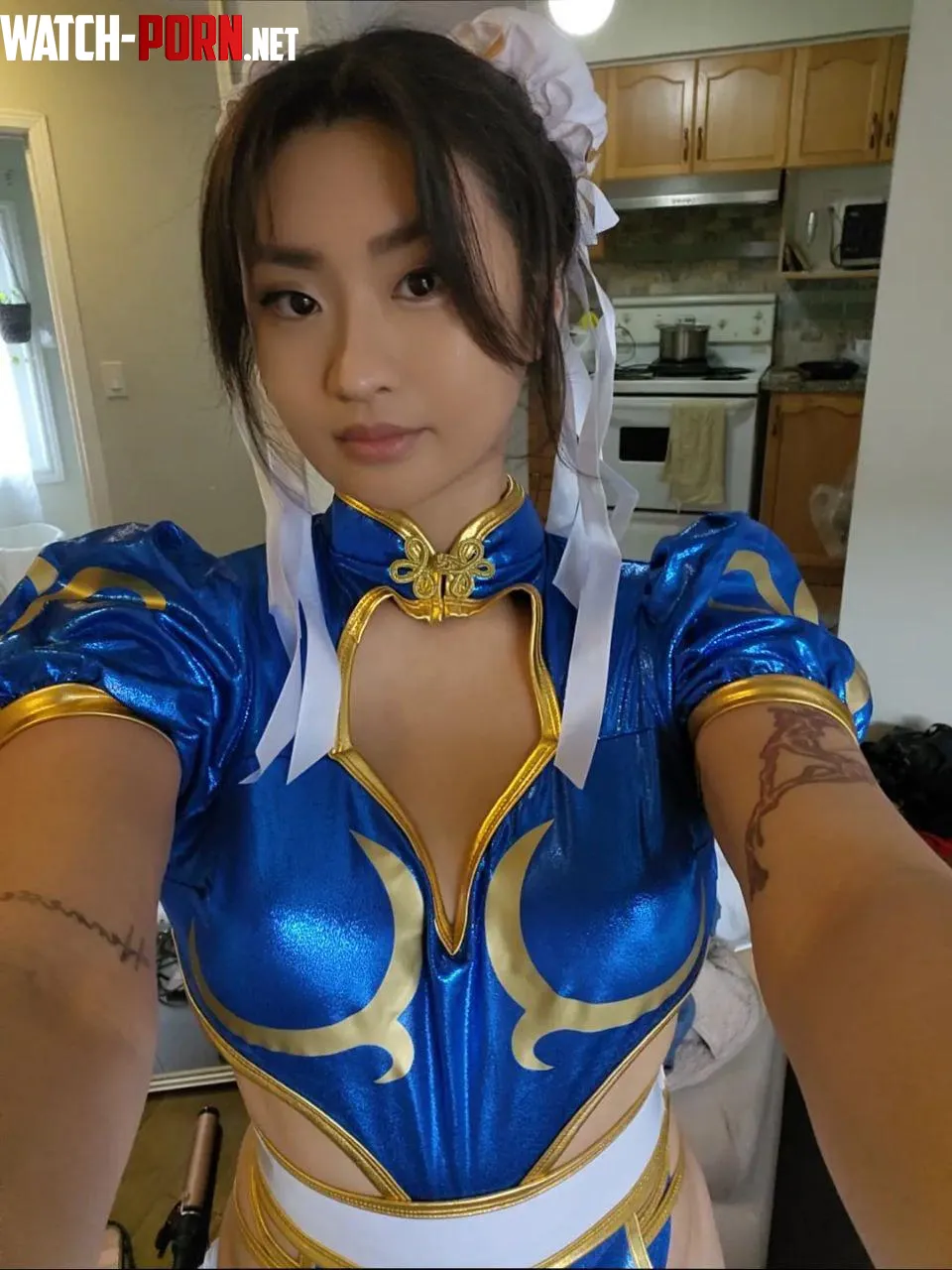 dressed up as chun li by slushyalice