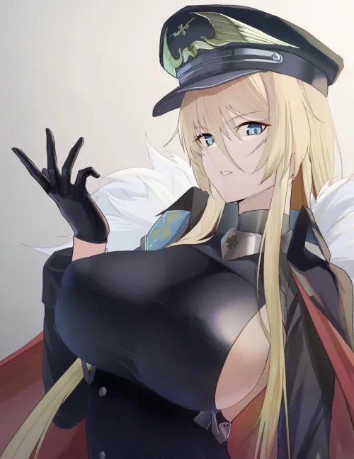 Thumbnail CheetahSperm18's Admirable 'Bismarck Azur Lane' - Dive into OppaiLove