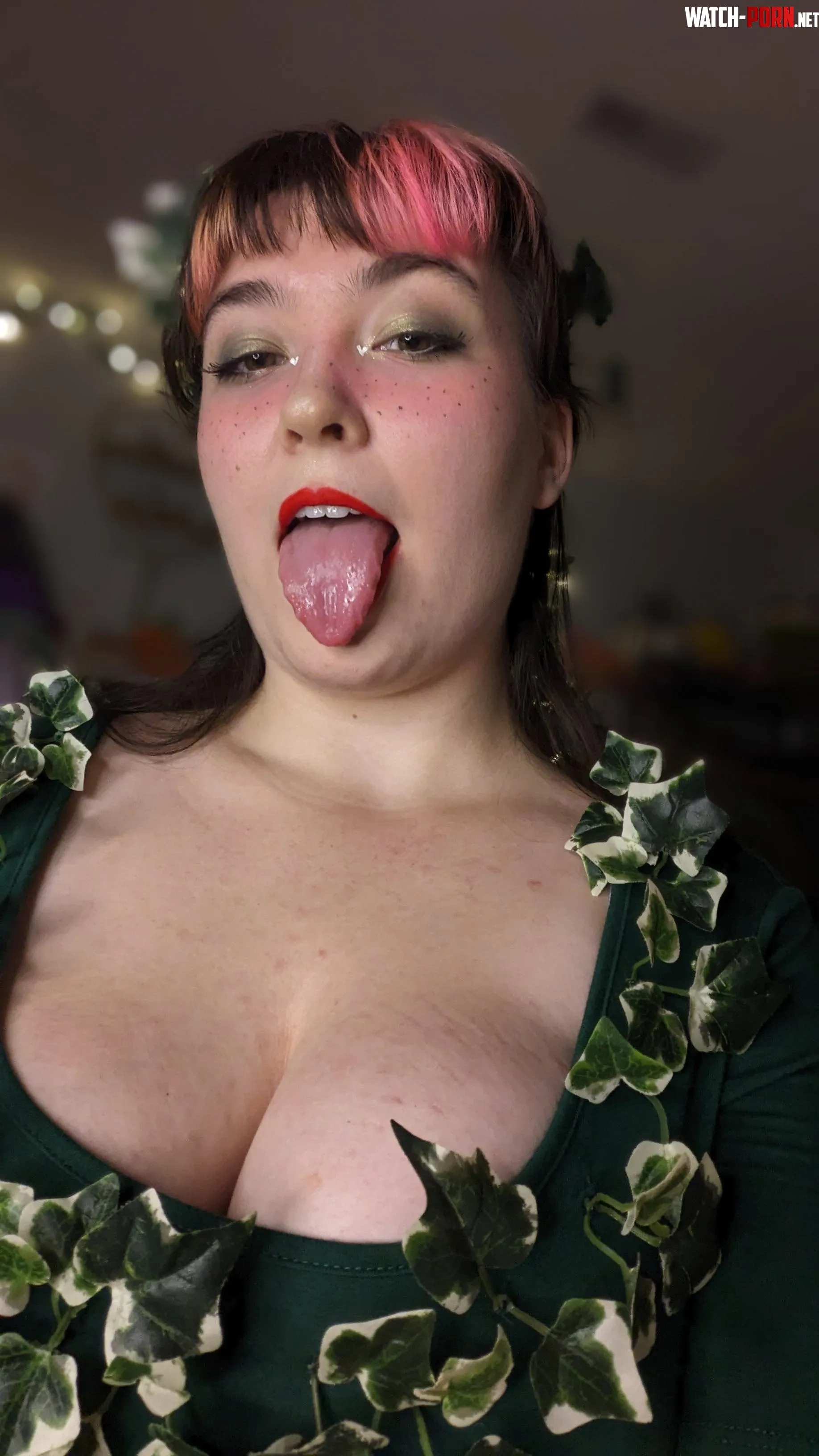 Poison Ivy with cleavage for days by DelilahTheBaker