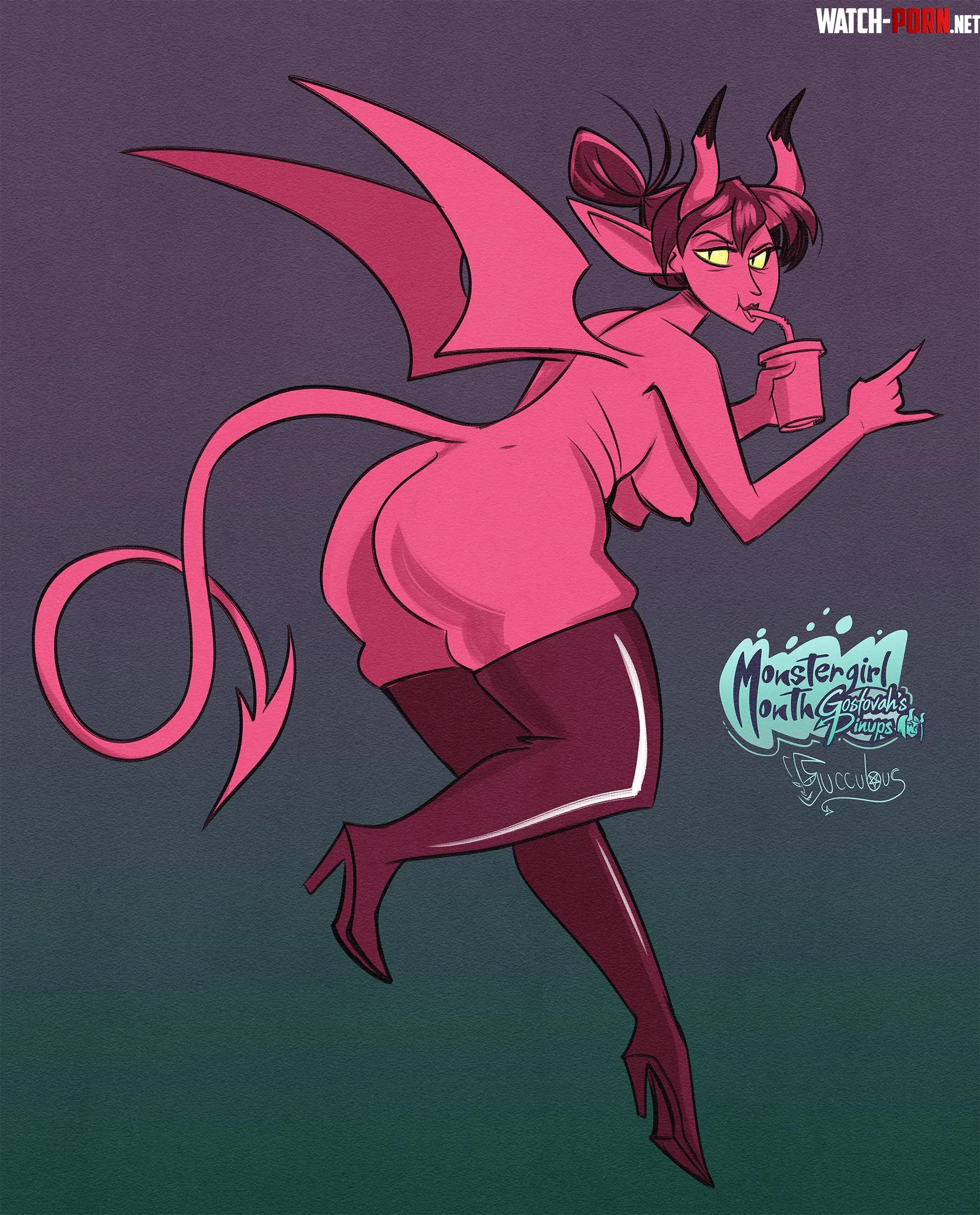 Monstergirl Month Day 28  Succubus by gostovah