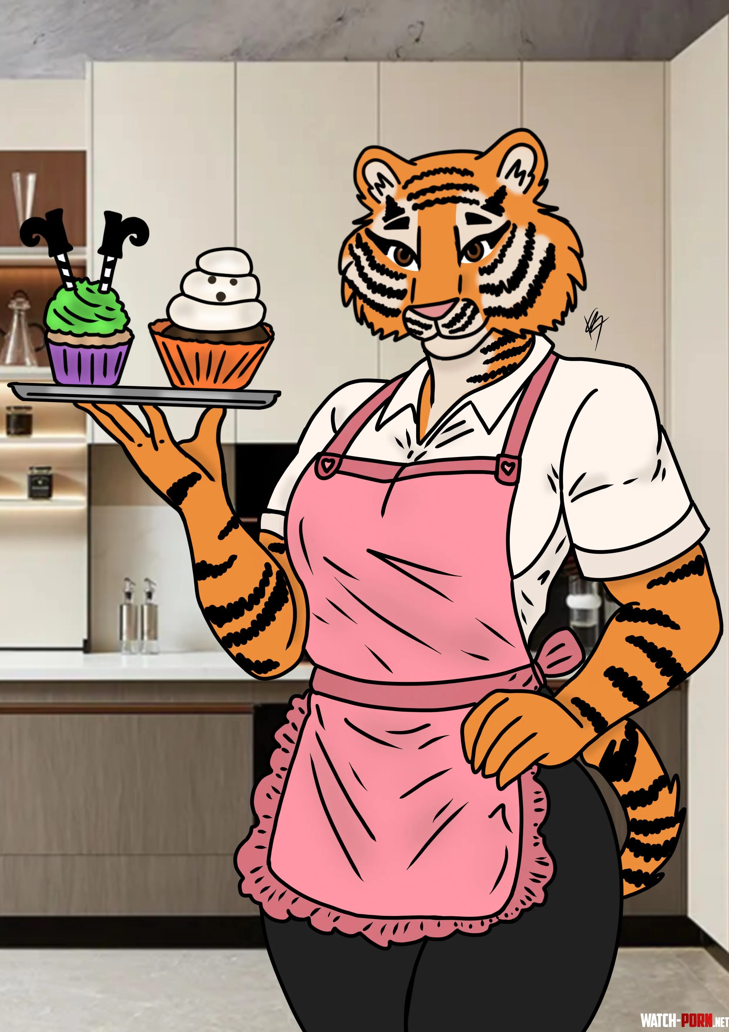 Cupcake anyone Art by me by Pup_Cuisine