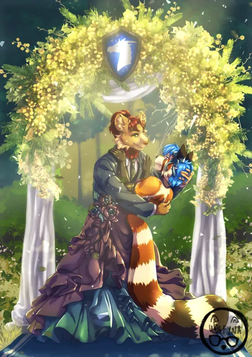 Thumbnail Find Happily Ever After with Wolfyna88's Art in the Furry Category