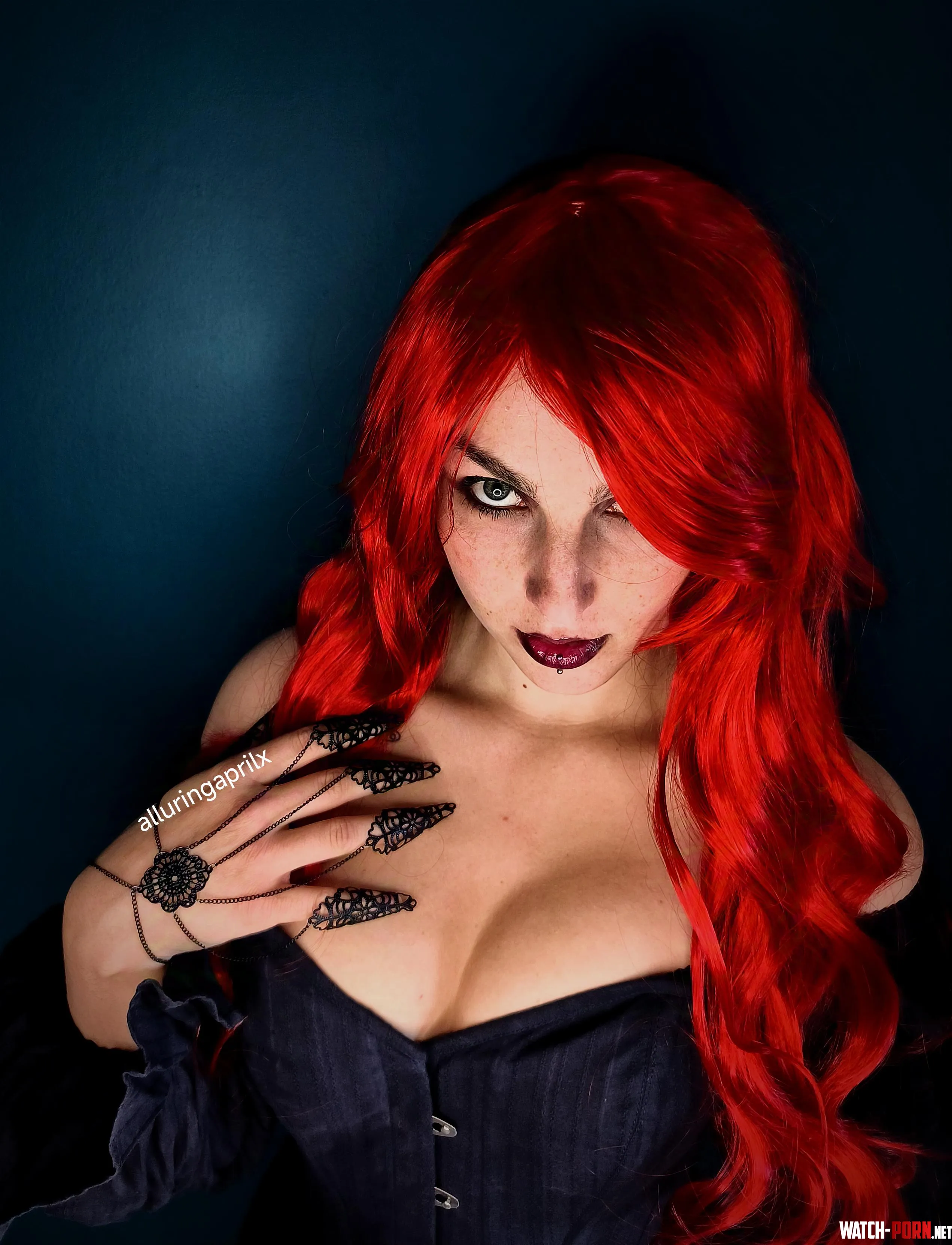 Tried out a red wig not sure on it  by AlluringAprilx