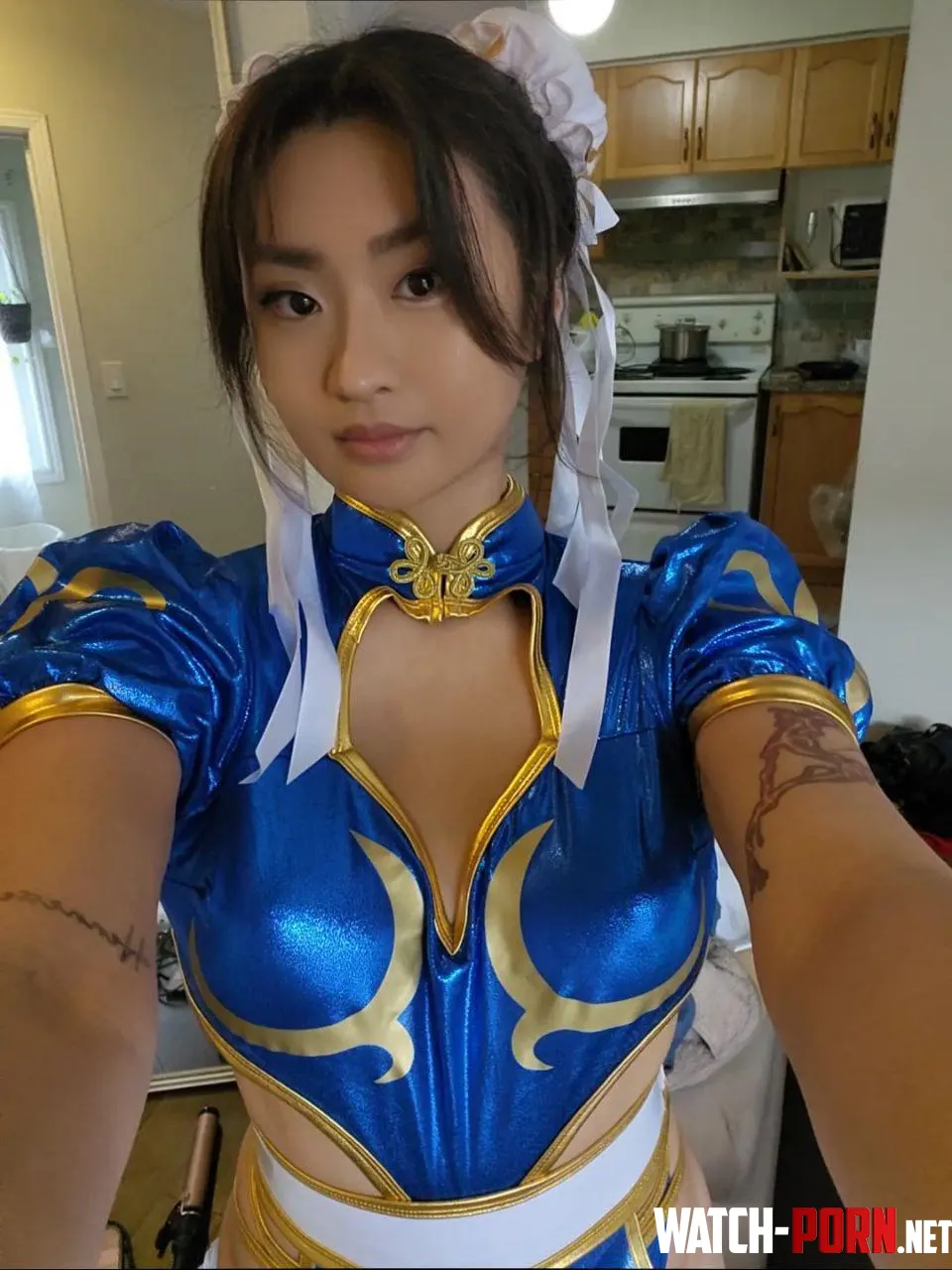 Dressed Up as Chun Li by slushyalice