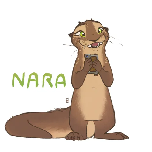 Thumbnail Meet NARA the Otter in the Furry Category | Author: notg_arts