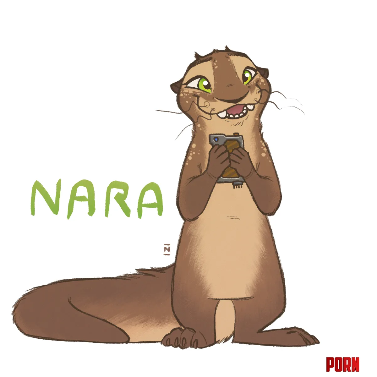  NARA the otter by notg_arts