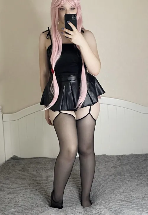 Thumbnail Fashion Risks: Fiery_Tigress_'s Stockings and Skirt | miniskirt Category