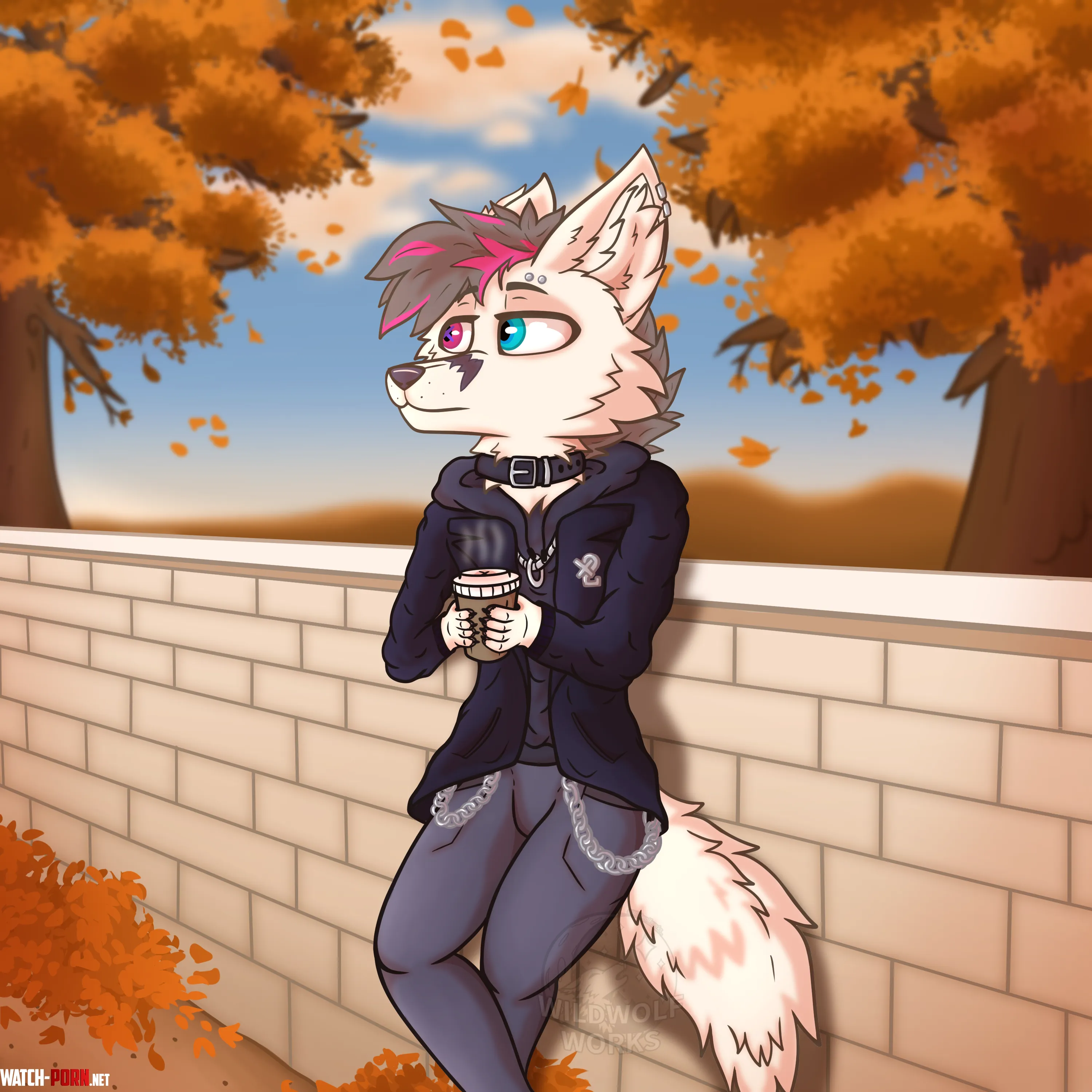 Fall coffee  by wildwolfworks