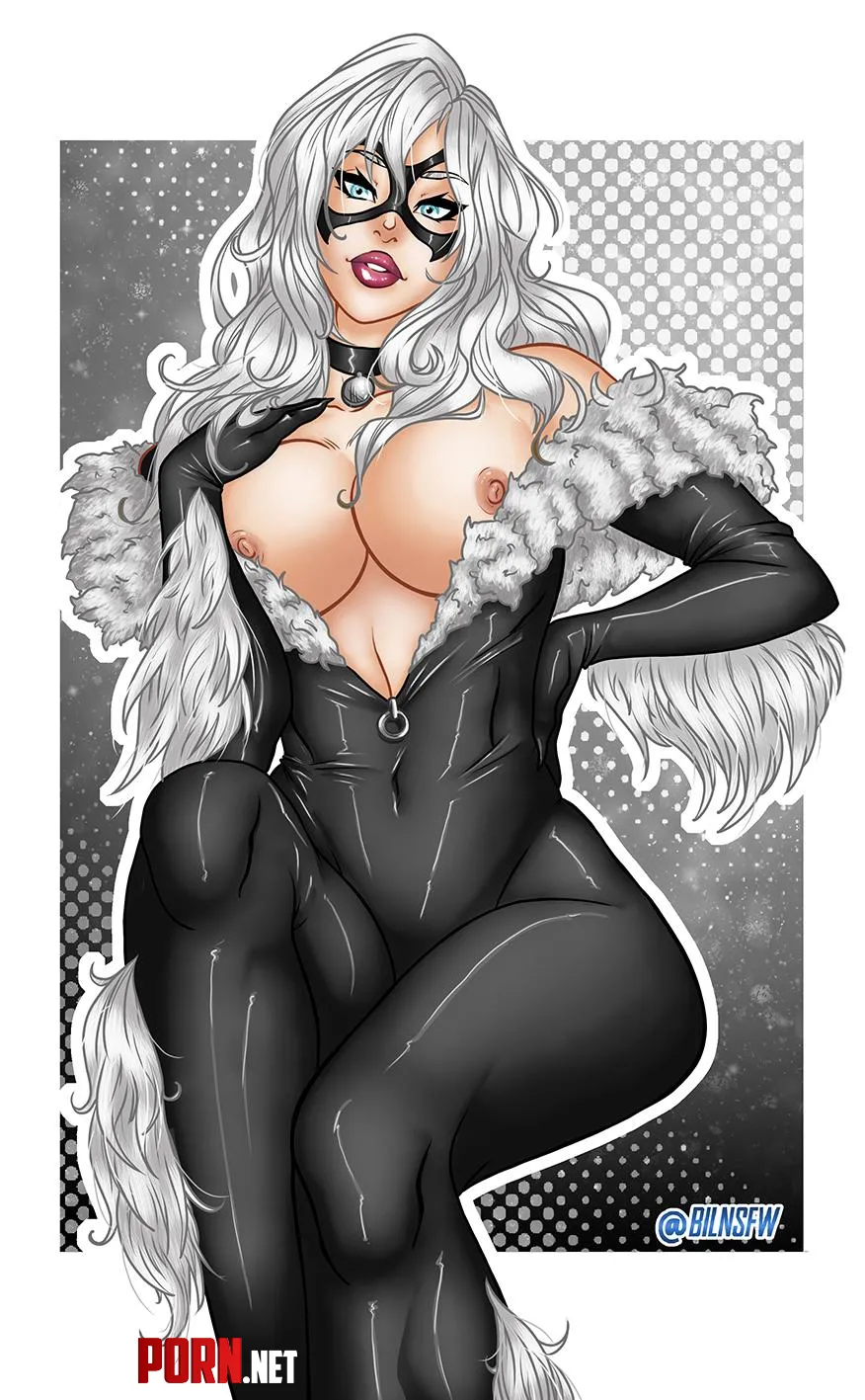 BilNSFW Marvel SpiderMan BlackCat taking off her costume Character is an adult by villianrules