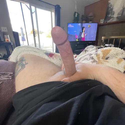 Thumbnail Only-Clock-2571: Unveiling Thick Thighs and a Rock Hard Cock