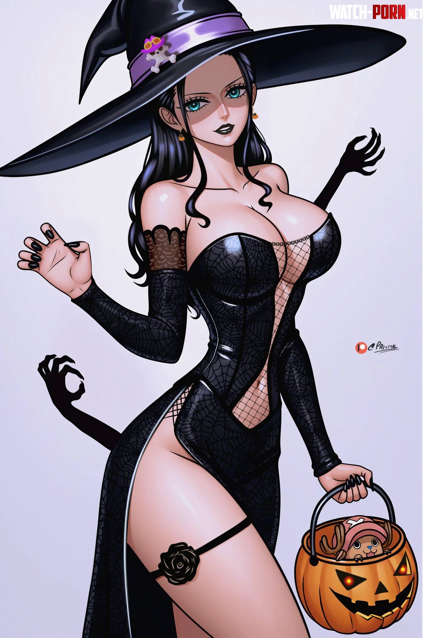 Halloween Robin One Piece by A_MASSIVE_PERVERT