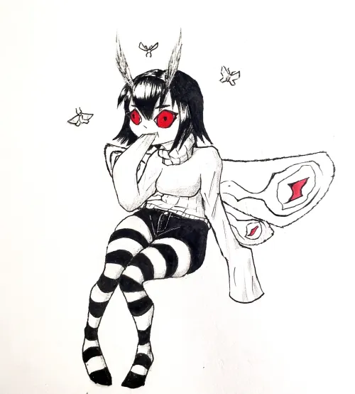 Thumbnail Moth Girl's Mysterious Allure | MonsterGirl