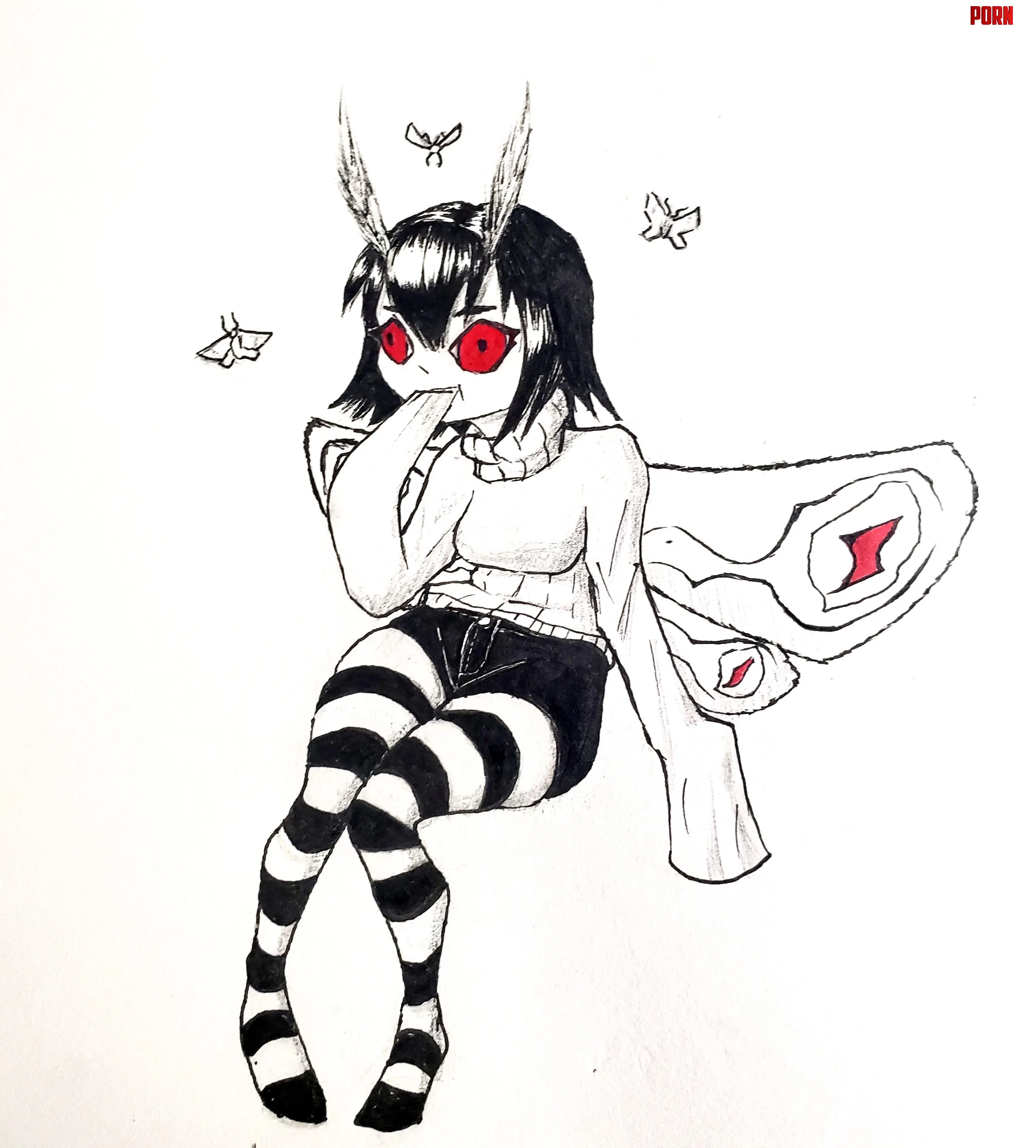 Moth Girl by Nearby_Glove9891