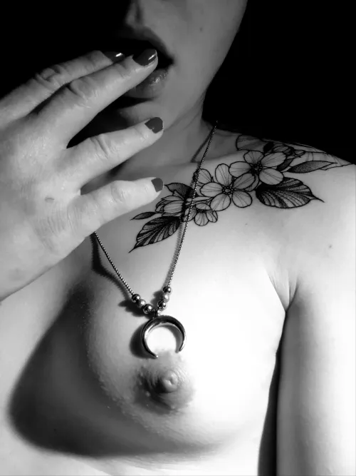 Thumbnail Celebrating Titty Tuesday with B&W Pic by SapphicGoddessSlut