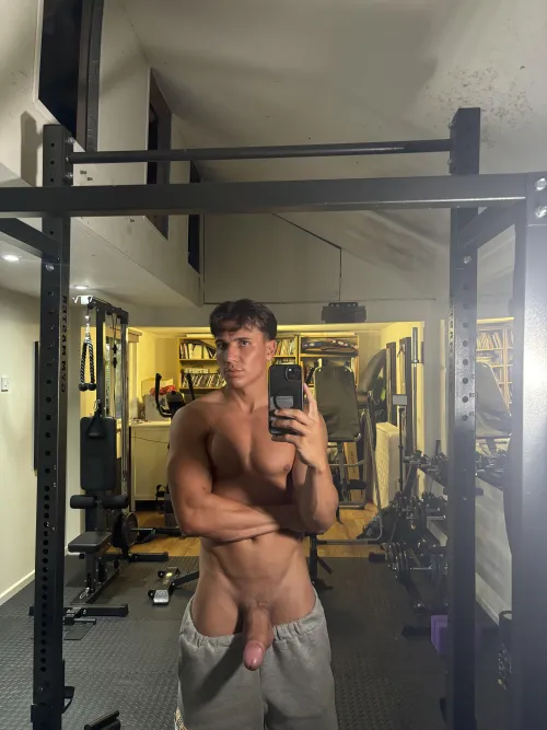 Thumbnail Fitness Fantasies: Empty Me in the Gym by Aonsu