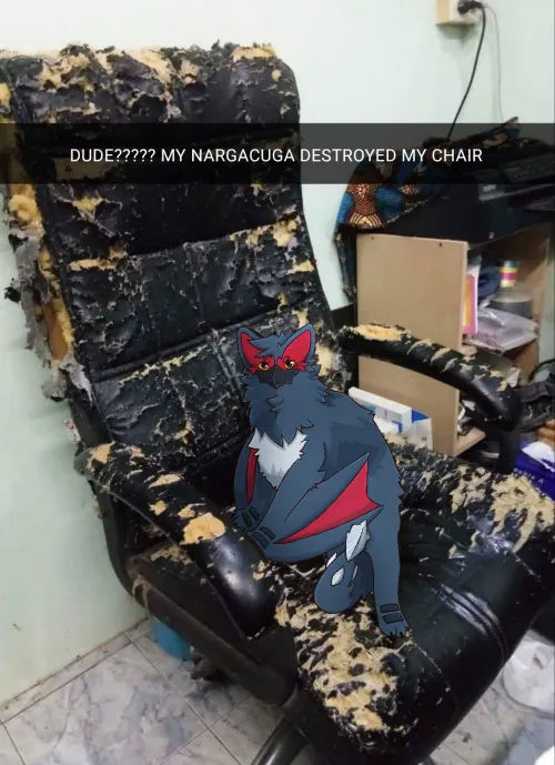 Thumbnail Dumb Nargacuga Destroyed My Damned Chair: A Furry Tale by Used_Dimension1555