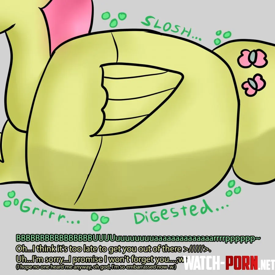 image second part of Fluttershy pred that I did yesterday MLPSoft VoreBig Belly Shy PredPost Voren by SnooMuffins4052