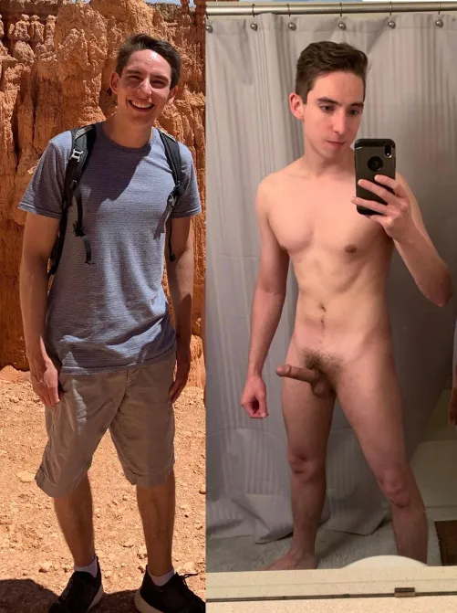 Thumbnail mslcboy123 Explores the Contrast: Clothed vs. Nude in ladybonersgw