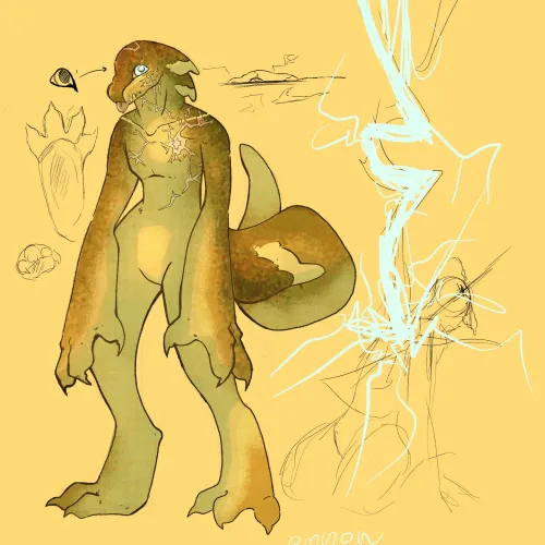 Thumbnail Lizard Boy Redesign: omyow's Creative Journey | furry