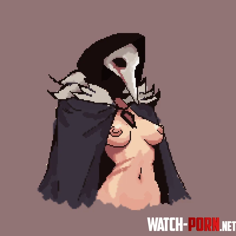 Messy Halloween art idea i had might still make into a sprite by Snow40k