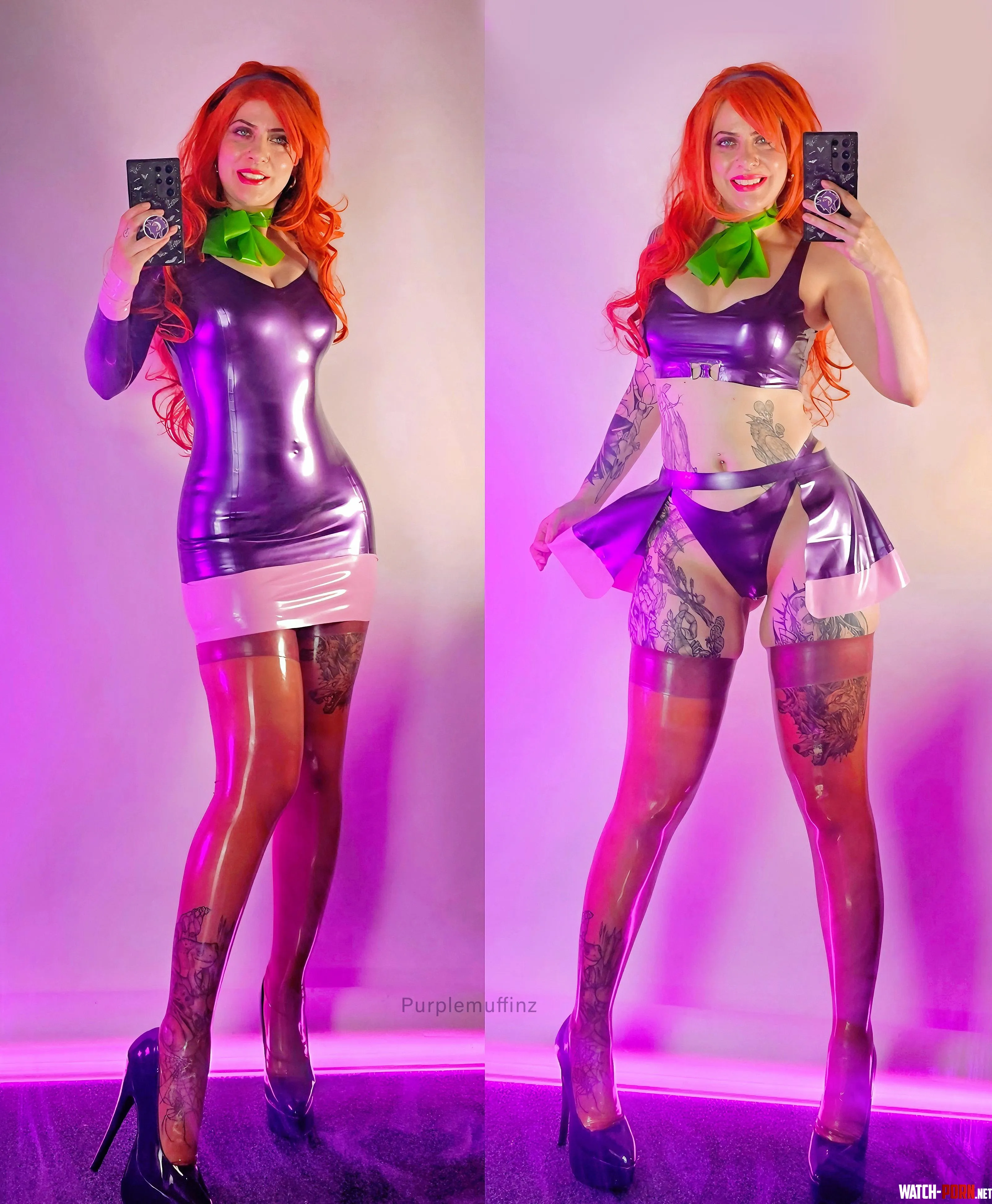 Halloween costume this year vs whats underneath  by purple_muffinz