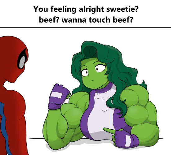 Thumbnail Fit Drawing Girls: SheHulk and SpiderMan Matchstick by TheTMoneyMan