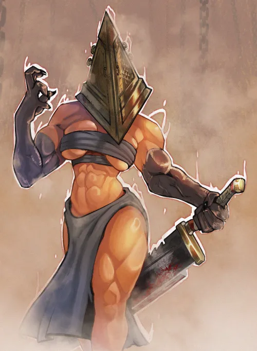 Thumbnail Rule 63 Pyramid Head XipRm: Artistry by TheTMoneyMan