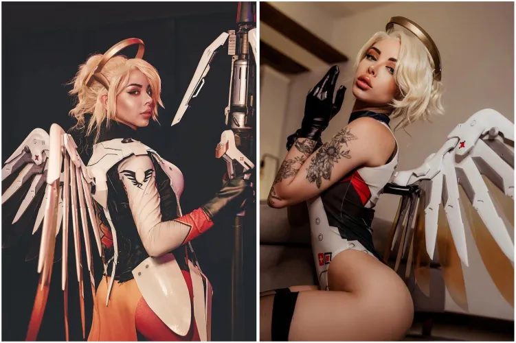 Thumbnail Mercy's Transformation - blizzardsg Explores the cosplaygirls Realm