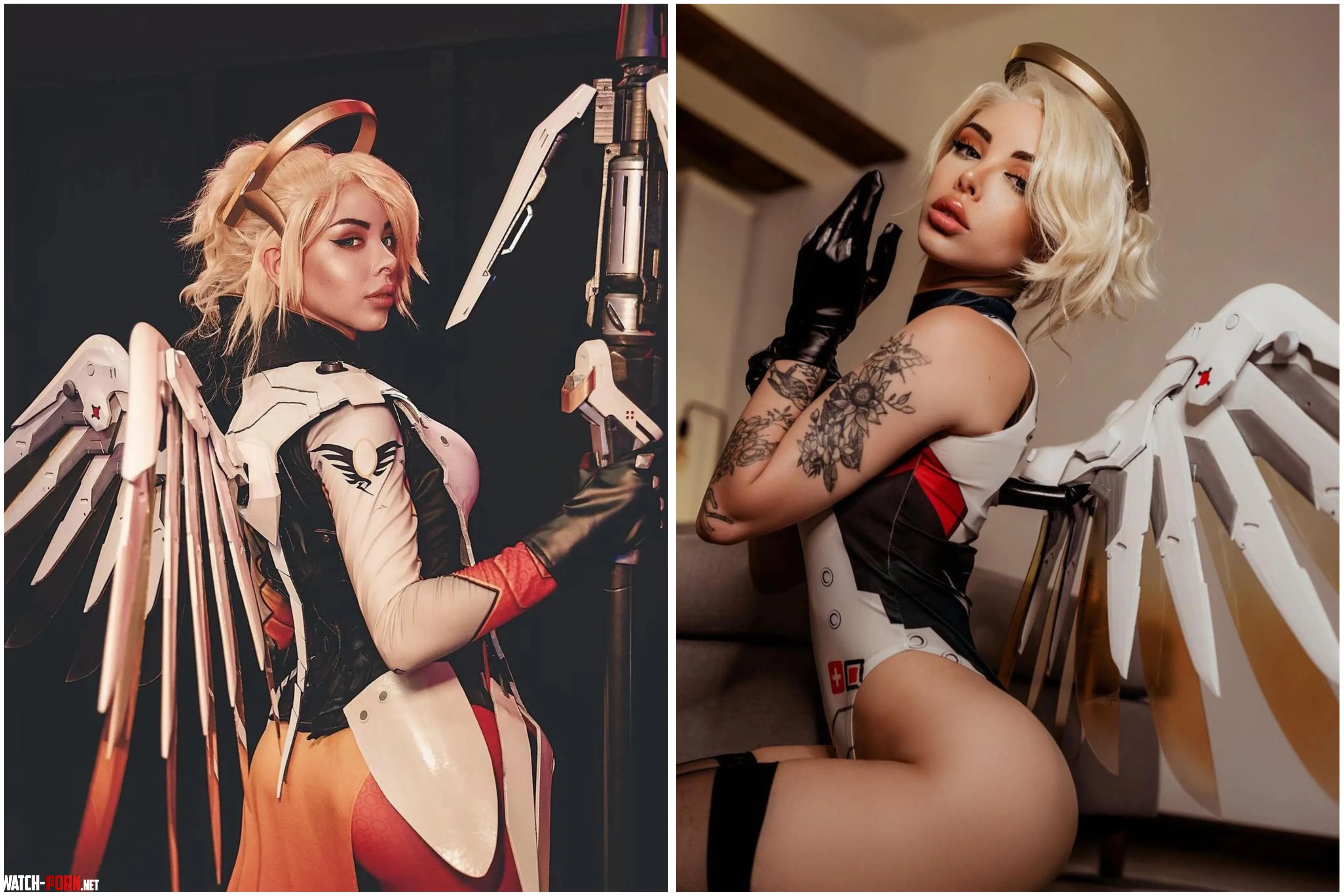 Mercy full armor x sexy versionAmandaWelp by blizzardsg