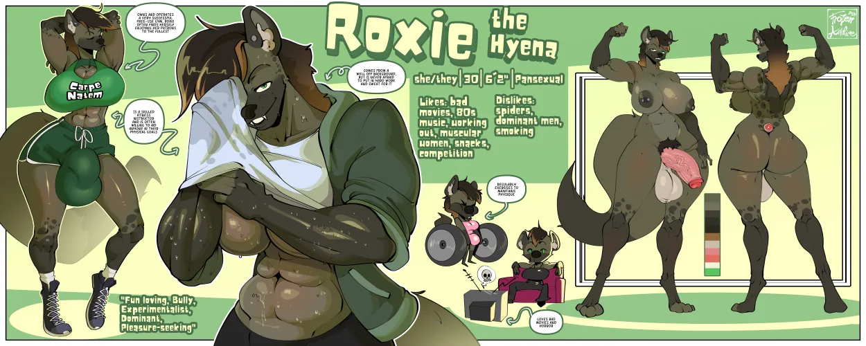 Thumbnail FrozenArtifice's Redesigned Roxie the Hyena: A Furry Adventure