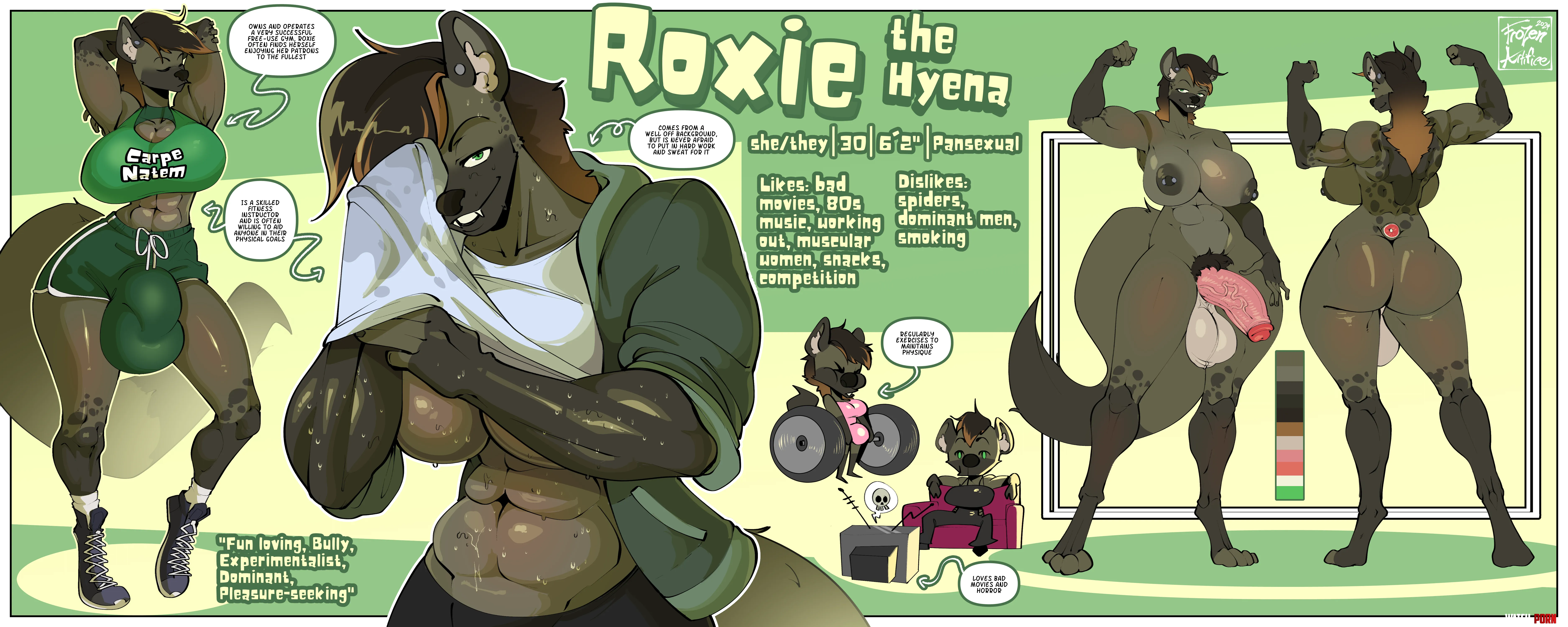 Roxie the Hyena REDESIGNED I Frozen Artifice by FrozenArtifice