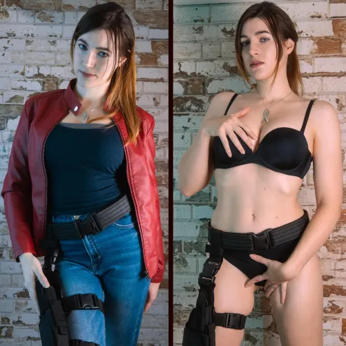 Thumbnail Milashiroki's Transformation Before & After Meeting Leon Kennedy in cosplaygirls