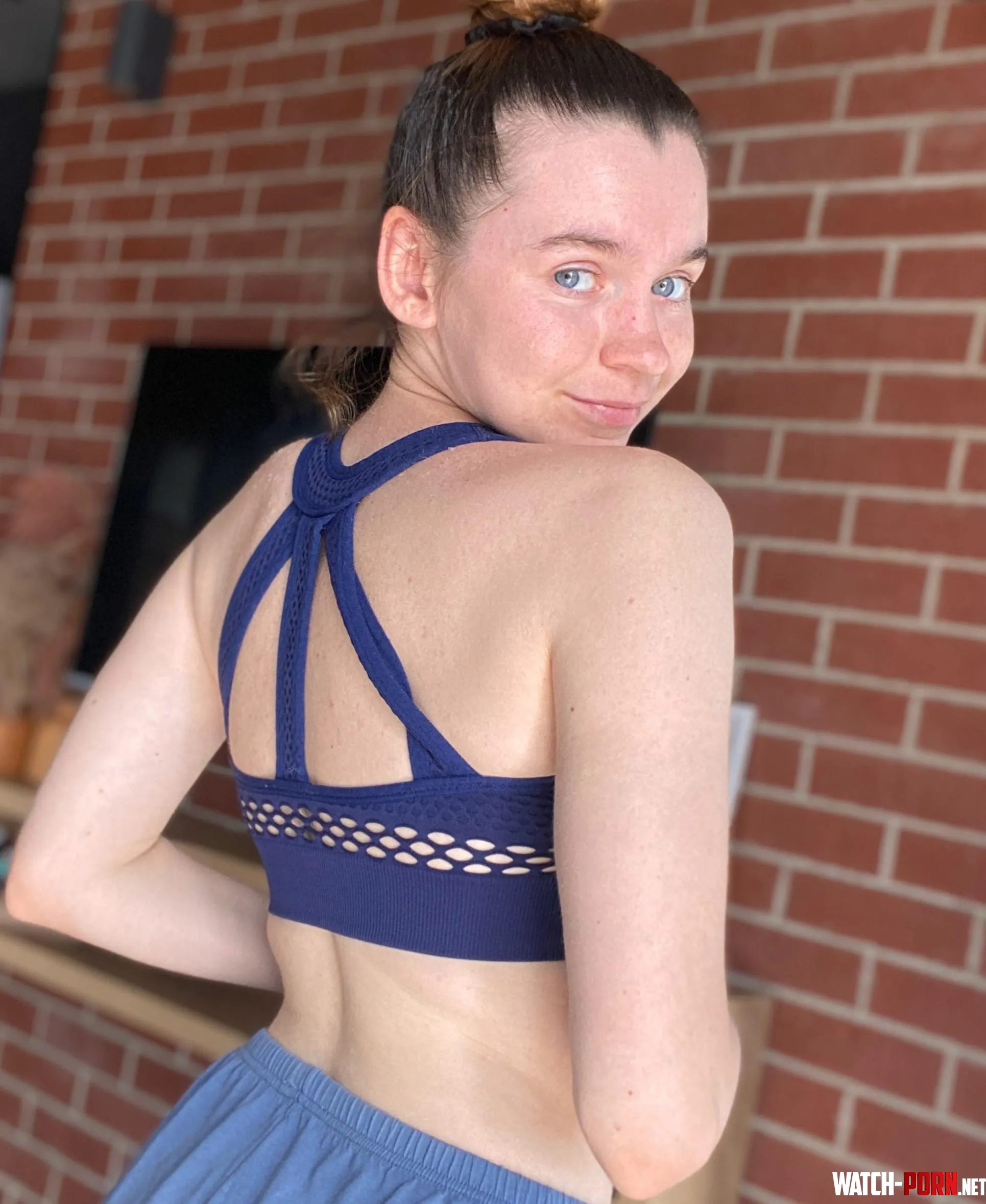 My blue sports bra by Angelfrom_Sky