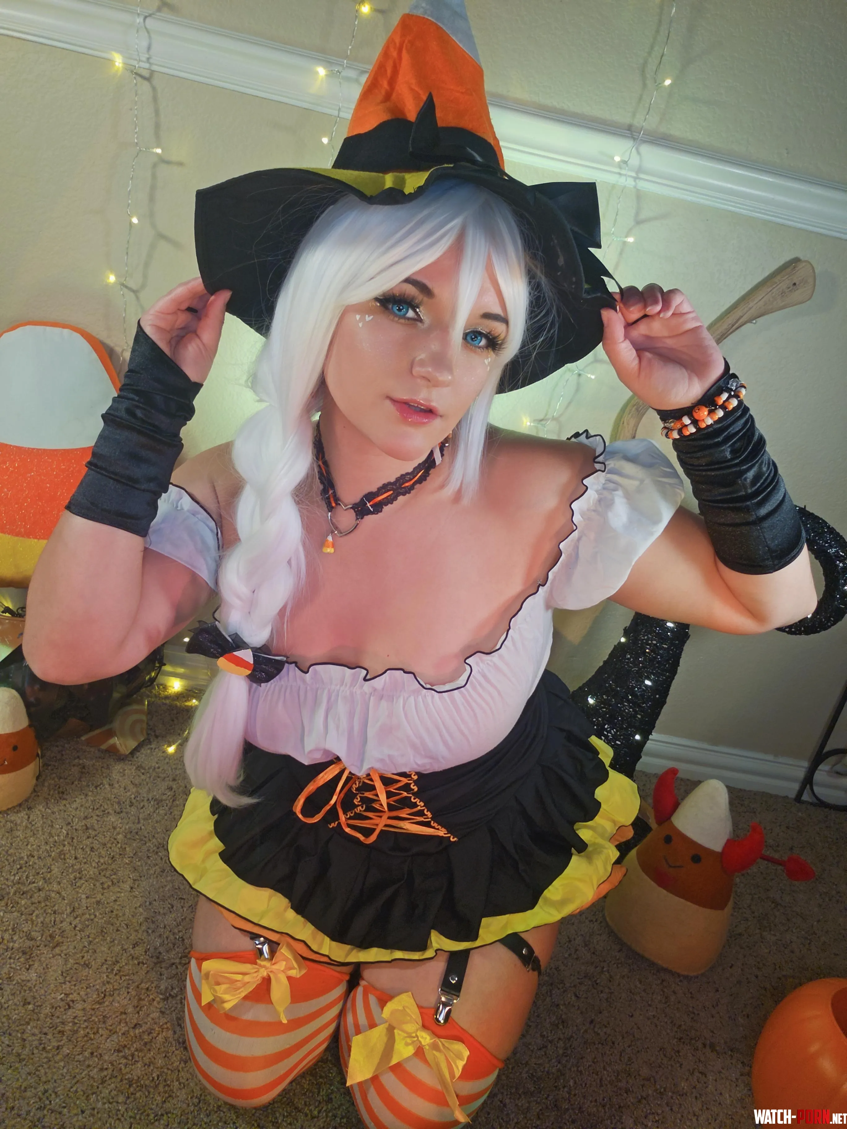 Candy corn witch LadySavage by Admirable_Answer_423