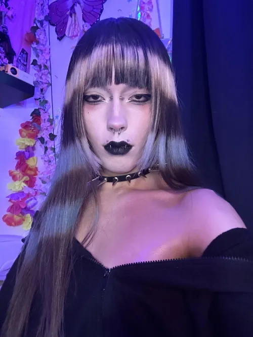 Thumbnail Dive into the Goth Makeup World with femtasy's 'First Time Trying Out Goth Makeup 3' Article in the Femboy Category