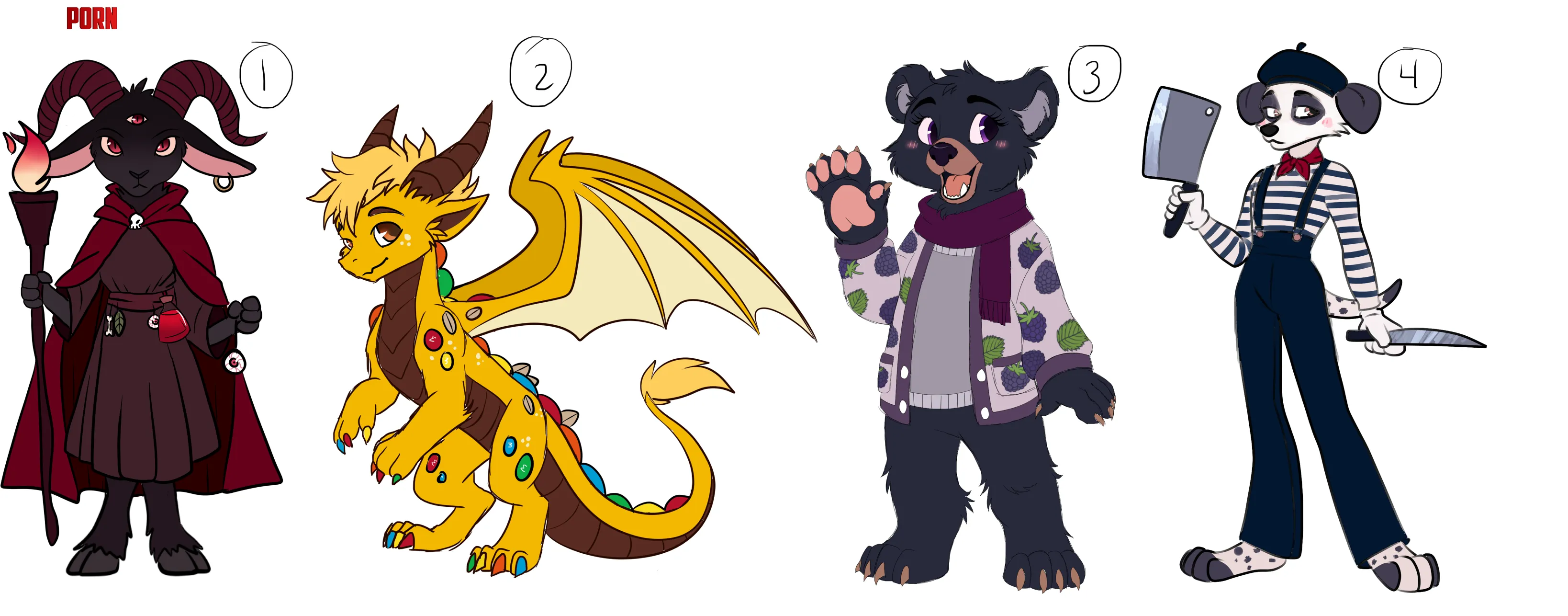 Havent Been Able To Sell These  Considering Any Offers 3 For Each Adoptables by Glittering-Amount-68