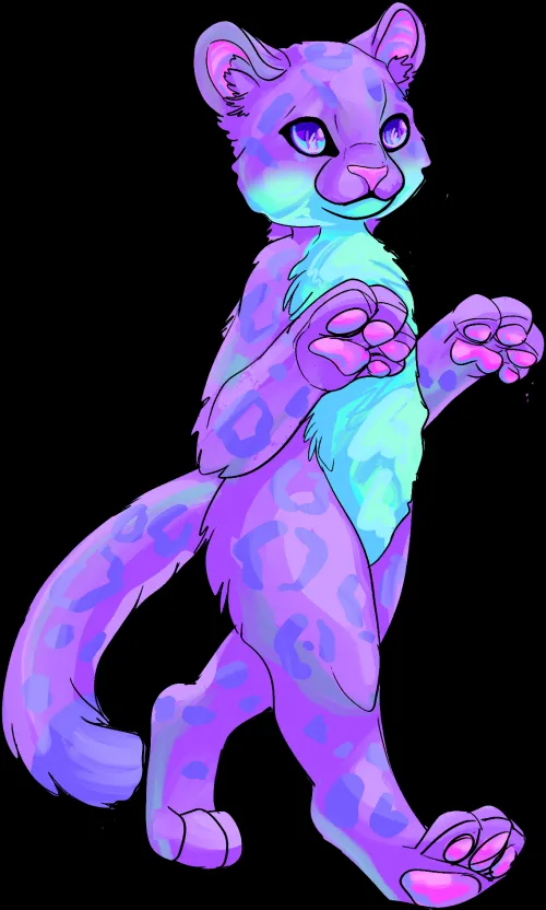 Thumbnail Vibrant Leopard OC: Unfold the World with CommonOffice3437 in Furry