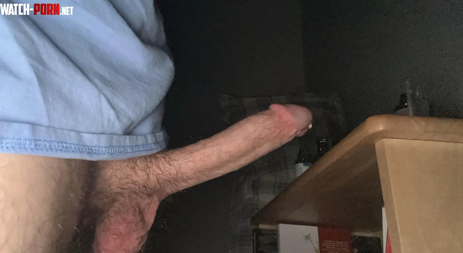 I need a volunteer to lick the precum off my hard cock by AdPossible579