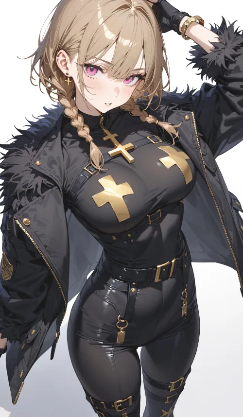 Thumbnail Black & Gold by CheetahSperm18 in the animebodysuits Category