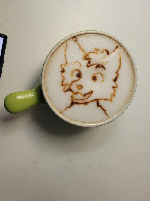 Thumbnail Furry Latte Art Unleashed: A Creative Exploration by venturafolf - furry