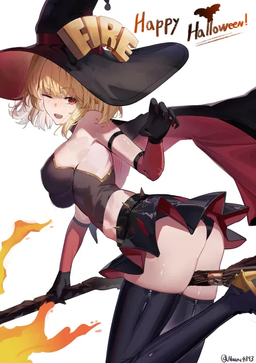 Thumbnail Meet Burnice Zenless Zone Zero, the Halloween Witch | xSoulsaber