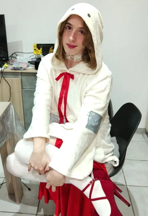 Thumbnail Halloween Costume Preview: Humide_Chan Tests the Look in the World of femboys