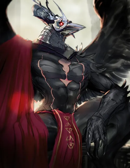 Thumbnail Raven Beak Art by BenthicBen in Furry Theme