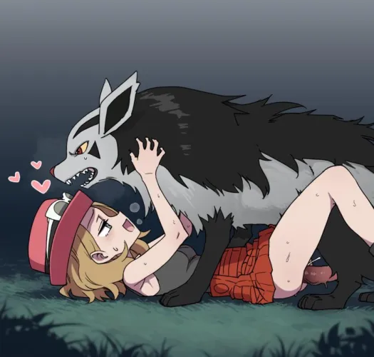 Thumbnail Serena Assists Mightyena - HentaiBeast Category by Horse_Bitch