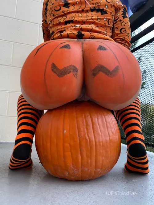 Thumbnail FitChickRae Displays Her Pumpkins: A Spectacle to Behold