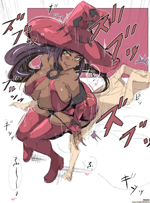 Thumbnail Anime Seduction: Yoruichi's Allure Captured by Maxi