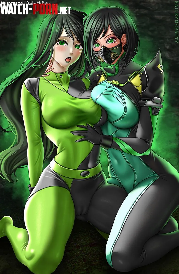 Shego x Viper BaileyMcPatty Kim Possible x Valorant by BaileyMcPatty